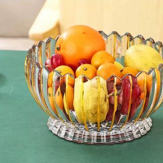 THỐ THUỶ TINH KHÍA BẦU VIỀN VÀNG CAO CẤP