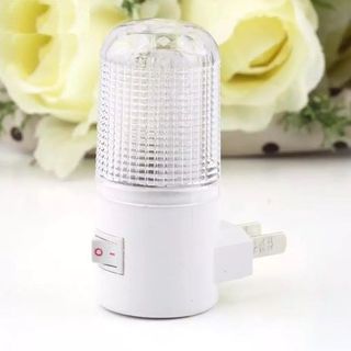ĐÈN NGỦ TRÒN 3W TRẮNG CÓ CÔNG TẮC