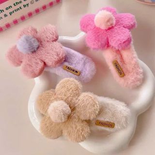 Kẹp mỏ vịt lớn hình bông hoa nữ tính thanh lịch
