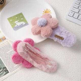 Kẹp mỏ vịt lớn hình bông hoa nữ tính thanh lịch