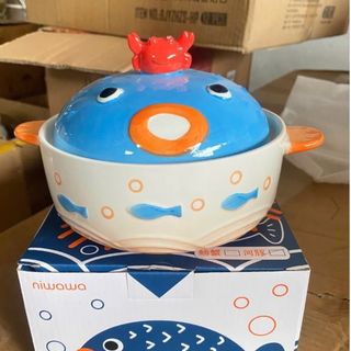 TÔ SỨ ĂN MÌ HÌNH CÁ 800ML