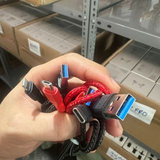 Cáp sạc 1m bọc dù E79, 1 phút lên 1%