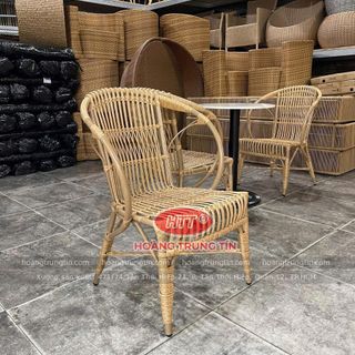 Ghế cafe nhựa giả mây Decor theo yêu cầu