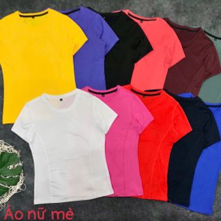 Áo nữ trơn vải mè thoáng mát