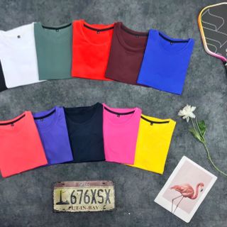 Áo nữ trơn vải mè thoáng mát