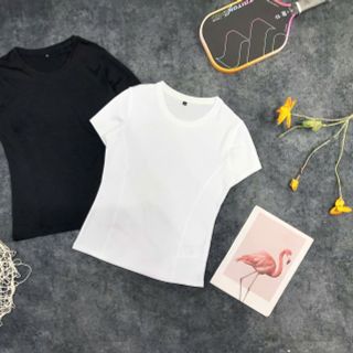Áo nữ trơn vải mè thoáng mát