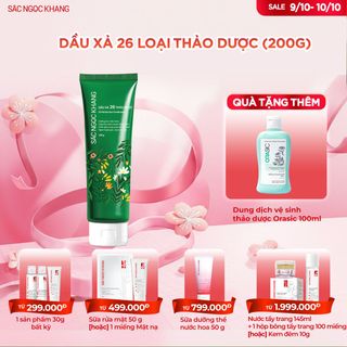 DẦU XẢ 26 THẢO DƯỢC (TUÝP 200G) TẶNG