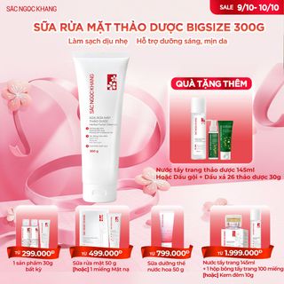SỮA RỬA MẶT THẢO DƯỢC 300G TẶNG 1 TRONG 3 QUÀ