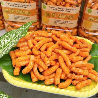 NUI GIÒN SẤY MẮM KẸO CAY, ĐẬM ĐÀ VỊ MẮM, GIÒN RỤM TỪNG MIẾNG 450G - WINNIE HOUSE
