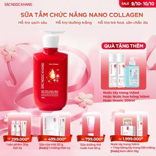 Sữa Tắm Nano Collagen [Chai 500g] TẶNG 1 TRONG 2 QUÀ