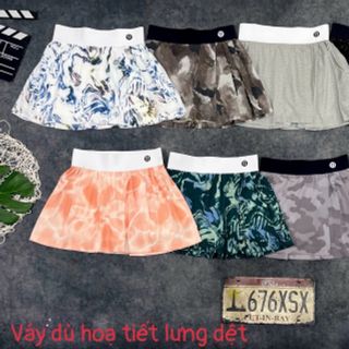 Váy nữ vải dù lưng dệt co dãn