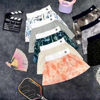Váy nữ vải dù lưng dệt co dãn