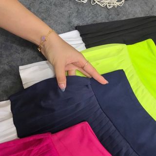 Váy xếp ly 2 tầng chất liệu thun