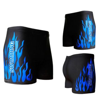 Quần bơi nam nam 2 lớp cao cấp sexy đùi lửng phong cách thể thao co dãn 4 chiều chống thấm nước giá rẻ - QB001