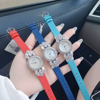 SALE NHANH XẢ KHO ĐỒNG HỒ NỮ CAO CẤP BIAGET DÂY DA VIỀN XOÀN LÁ