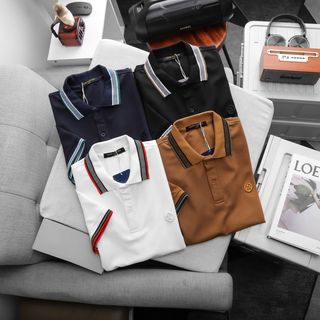 Polo Nam Full 100% Cotton dày, mịn, đẹp, Bo PE,thêu sắc nét