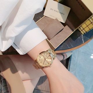 ĐỒNG HỒ NAM NỮ CAO CẤP PUBBERRY MẶT SAPHIRE DÂY SỌC LẺ SIZE