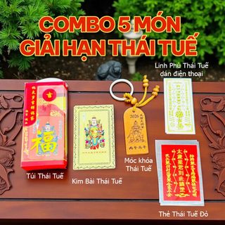 Combo Thái Tuế 2026 - Túi Thái tuế- Kim bài thái tuế - Móc khóa thái tuế - Phù thái tuế - Thẻ thái tuế đỏ- giá sỉ, giá buôn bán