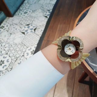 SALE LỖ ĐỒNG HỒ NỮ NỘI ĐỊA BAOHE VÀNG LƯỚI NHUYỄN FULLBOX