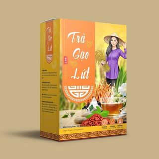 Trà Gạo Lứt (Thùng 112 Hộp x 20 Gói x 10gr)