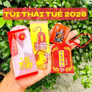 Sỉ Túi Thái Tuế 2026 TÝ - SỬU - MÃO - NGỌ - DẬU - Phong Thủy giá sỉ - giá bán buôn