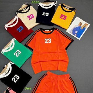 Sét bộ thể thao quần ngắn free size 45-60kg