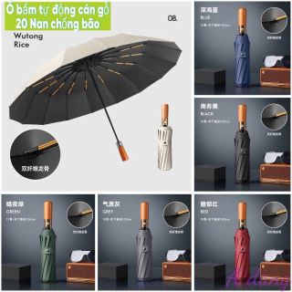 Ô bấm tay cầm cán gỗ 20 nan