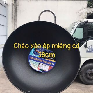 CHẢO XÀO ÉP MIỆNG CHỐNG DÍNH 2 QUAI RAINY 38CM