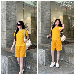 Bộ áo borip quần ngố 45-65kg