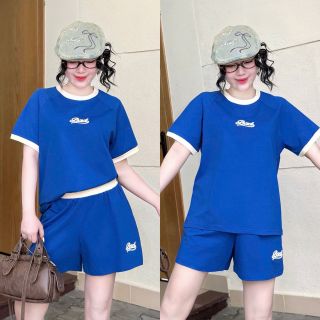 Bộ thể thao quần đùi free size 45-62kg