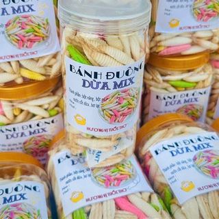Bánh Đuông Dừa Mix Hủ Pet (Thùng 50 Hủ x 300gr)