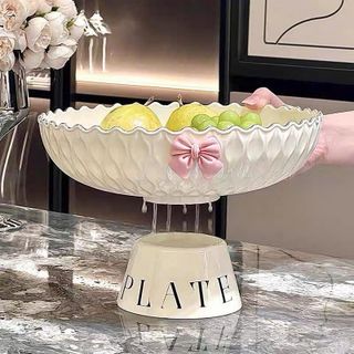 Khay để hoa quả kèm nơ