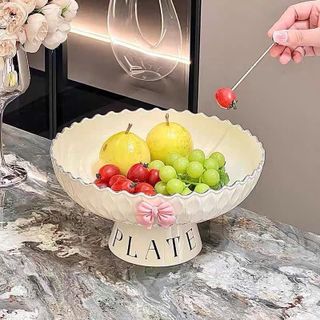 Khay để hoa quả kèm nơ