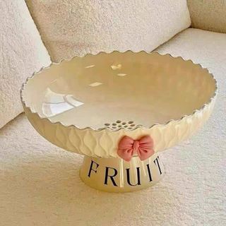 Khay để hoa quả kèm nơ