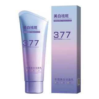 Sữa rửa mặt NIANKOU 377 Whitening tím – Làm trắng da, mờ thâm nám, sáng đều màu và cấp ẩm mịn màng