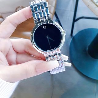 ĐỒNG HỒ NAM NỮ CAO CẤP MODADO VETURI MẶT ĐEN LẺ SIZE