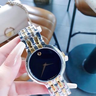 ĐỒNG HỒ NAM NỮ CAO CẤP MODADO VETURI MẶT ĐEN LẺ SIZE