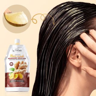 Ủ tóc SADOER 350g dạng túi chiết xuất gừng – Phục hồi tóc hư tổn, dưỡng tóc mềm mượt, chắc khỏe tự nhiên