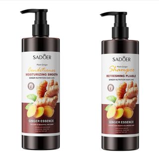 Bộ dầu gội & dầu xả SADOER 500ml chiết xuất gừng – Giúp giảm gàu, kích thích mọc tóc, suôn mượt tự nhiên
