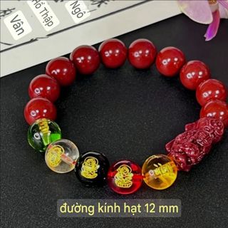 Vòng tay chu sa ngũ lộ thần tài giá sỉ.