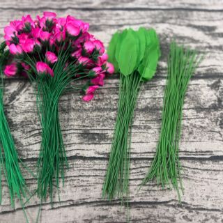 Nụ,lá, quả  mai/ đào-phụ kiện