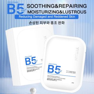Hộp 10 Miếng Mặt nạ B5 PRO+ Yuejiin cấp ẩm phục hồi da – Làm dịu, dưỡng ẩm và tái tạo da nhạy cảm tổn thương