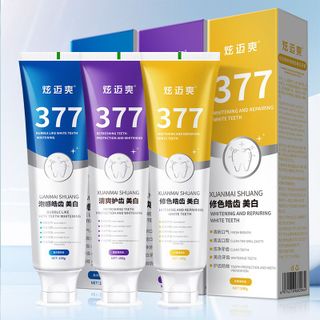 Kem đánh răng 377 Xuanmai Shuang 100g – Làm trắng răng, giảm ố vàng, ngừa sâu răng và cho hơi thở thơm mát