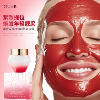 Kem mặt nạ mềm tinh dầu hoa hồng săn chắc OUHR giúp nâng cơ, làm săn chắc, làm mịn và dưỡng ẩm cho da với kết cấu nhẹ, mượt mà cho vẻ đẹp và chăm sóc da ( Hàng Giá Tận Xưởng )