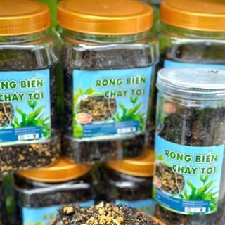 Rong Biển Cháy Tỏi Hủ Pet (Thùng 50 Hủ x 200gr)
