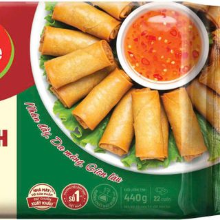 Chả giò gia đình tôm mực hiệu Cầu Tre 22 cay 440gr