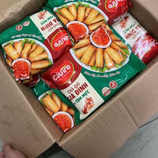 Chả giò gia đình tôm mực hiệu Cầu Tre 22 cay 440gr (giao tphcm)