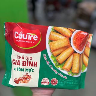 Chả giò gia đình tôm mực hiệu Cầu Tre 22 cay 440gr (giao tphcm)