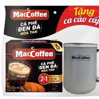 Set Cà Phê Hộp Mac Đen Đá + Ly Tặng Kèm (Thùng 30 Set)