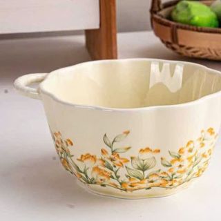 TÔ SỨ 2 QUAI HOẠ TIẾT 13CM
